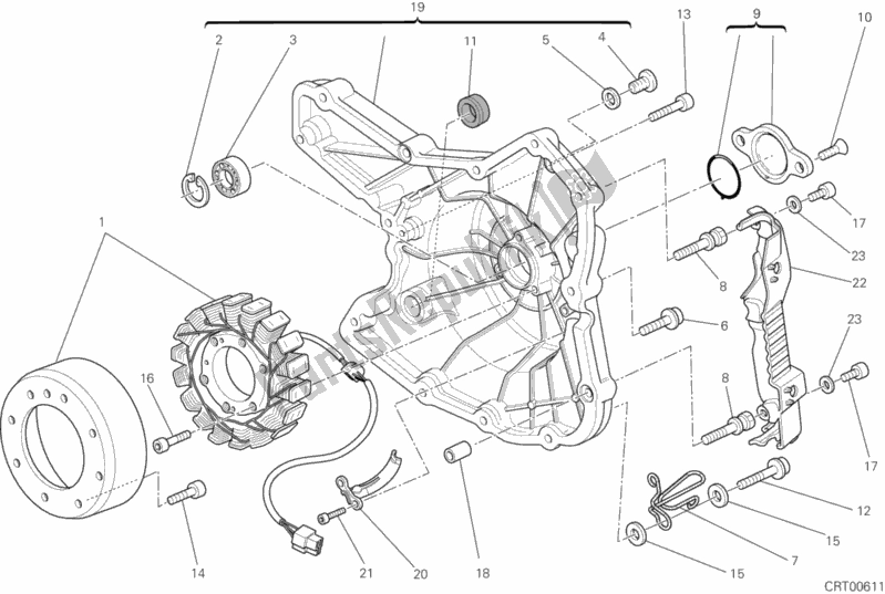 Todas las partes para Generador de Ducati Monster 659 ABS Australia 2012